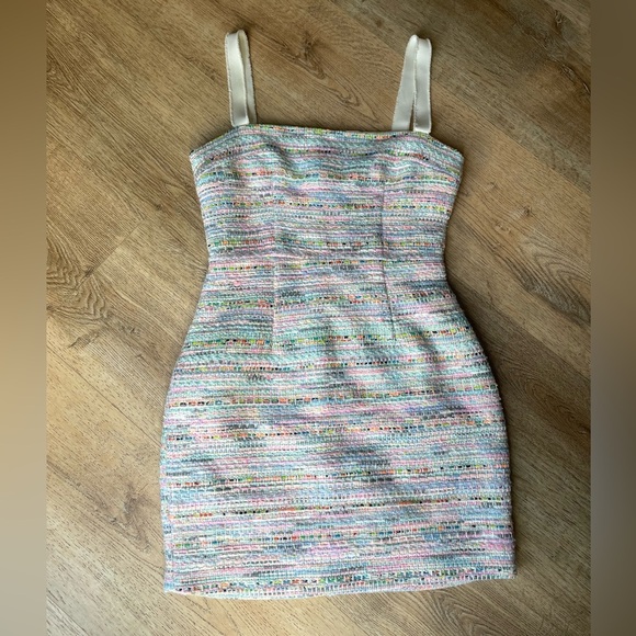 Atoir “Static Stories” Tweed Bodycon Mini Dress - Picture 1 of 6